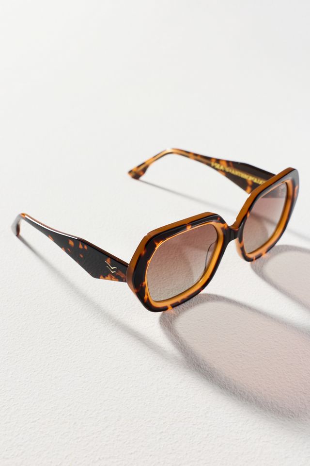 I-SEA Colorblock Geo Retro Sunglasses #1