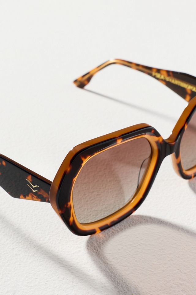 I-SEA Colorblock Geo Retro Sunglasses #2