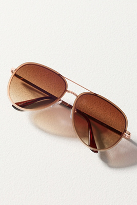 I-sea Frameless Ombre Aviator Sunglasses In Pink