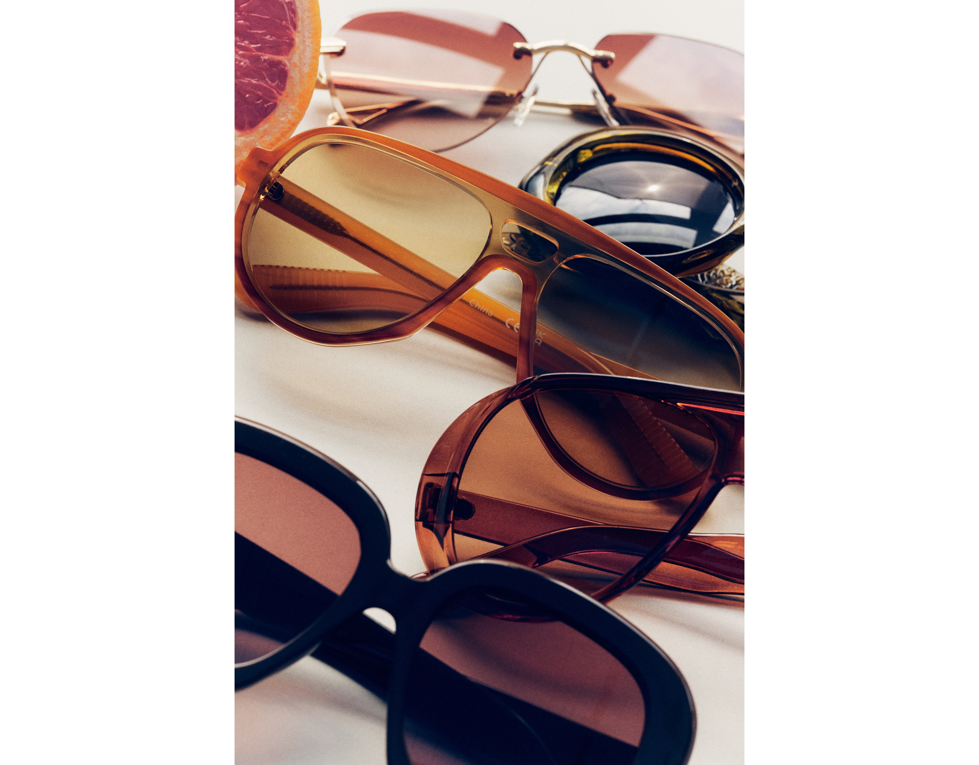 I-SEA Translucent Aviator Sunglasses