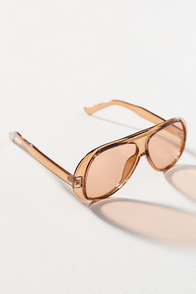 I-SEA Translucent Aviator Sunglasses #1