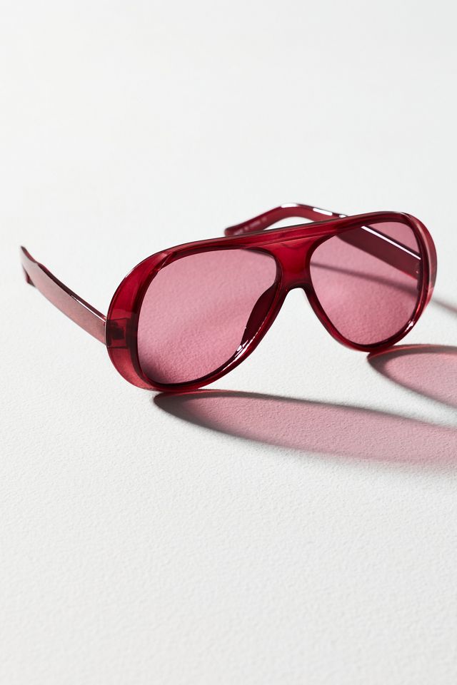 I-SEA Translucent Aviator Sunglasses #1