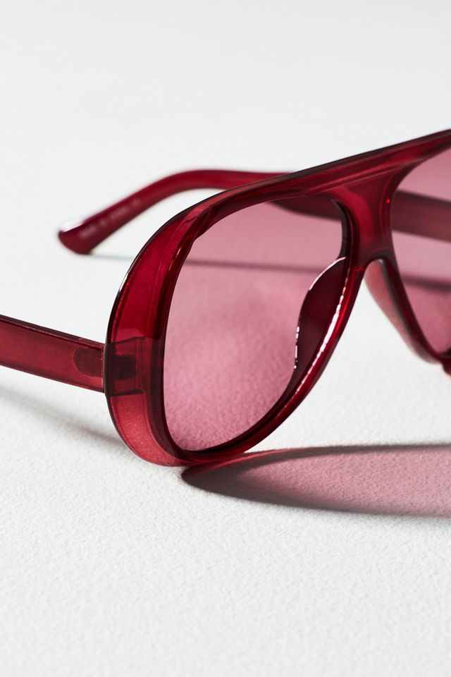 I-SEA Translucent Aviator Sunglasses #2