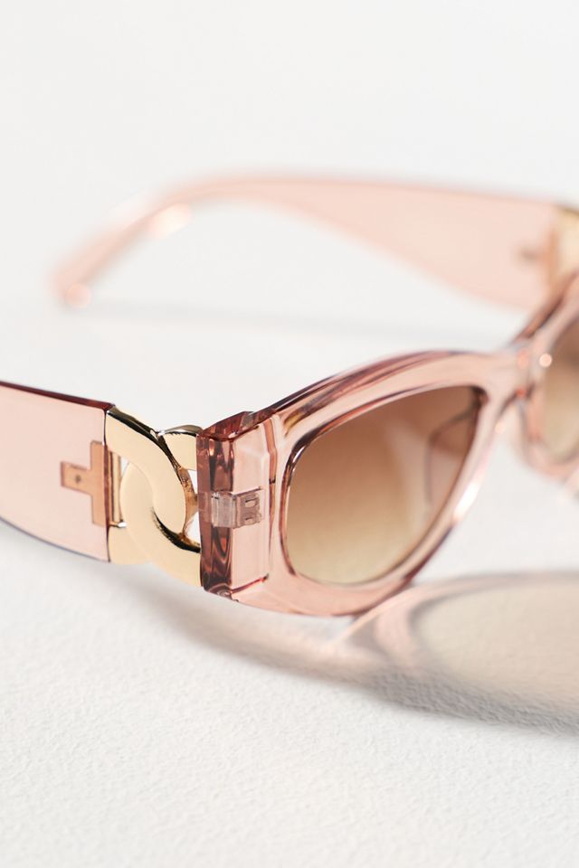I-SEA Rectangle Jelly Translucent Sunglasses #2