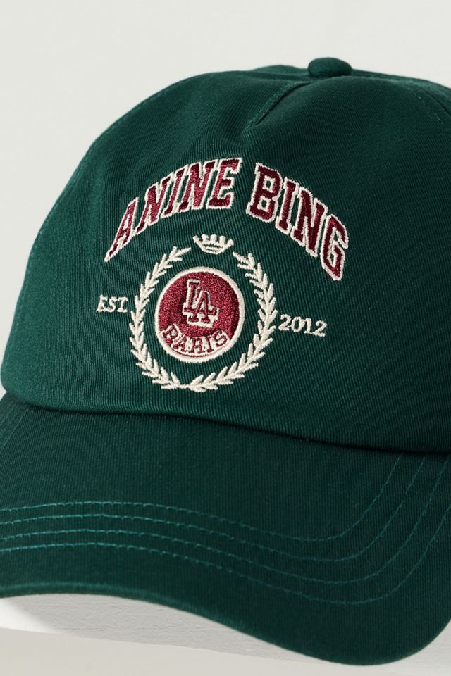 Anine Bing Collegiate Cotton Cap #2