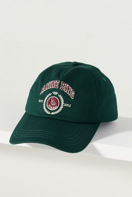 Anine Bing Collegiate Cotton Cap