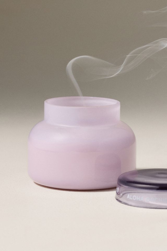 Capri Blue Floral Aloha Orchid Glass Jar Candle #1