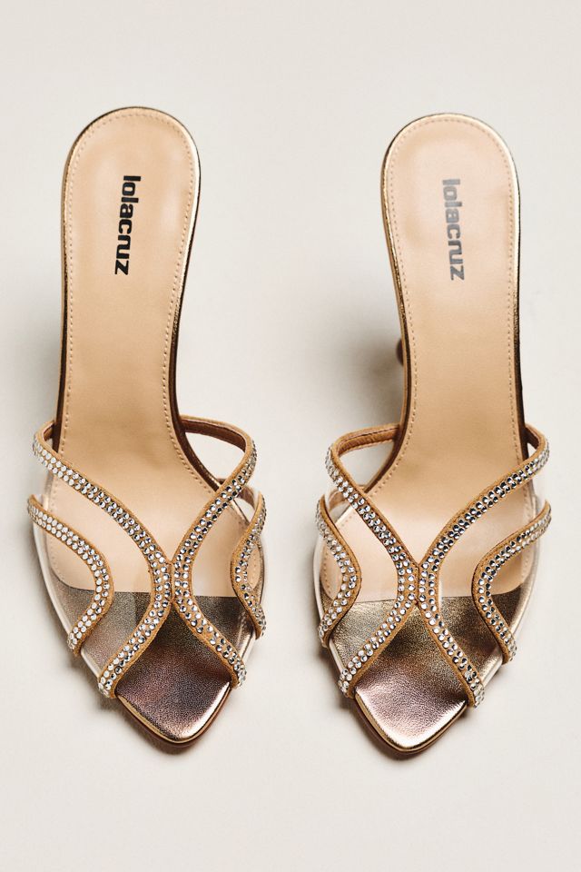 Lola Cruz Rhinestone Heels #1