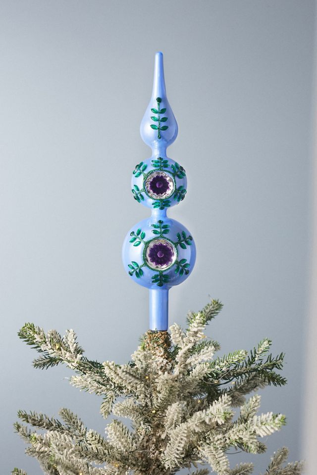 Vintage Jeweled Bauble Tree Topper #1