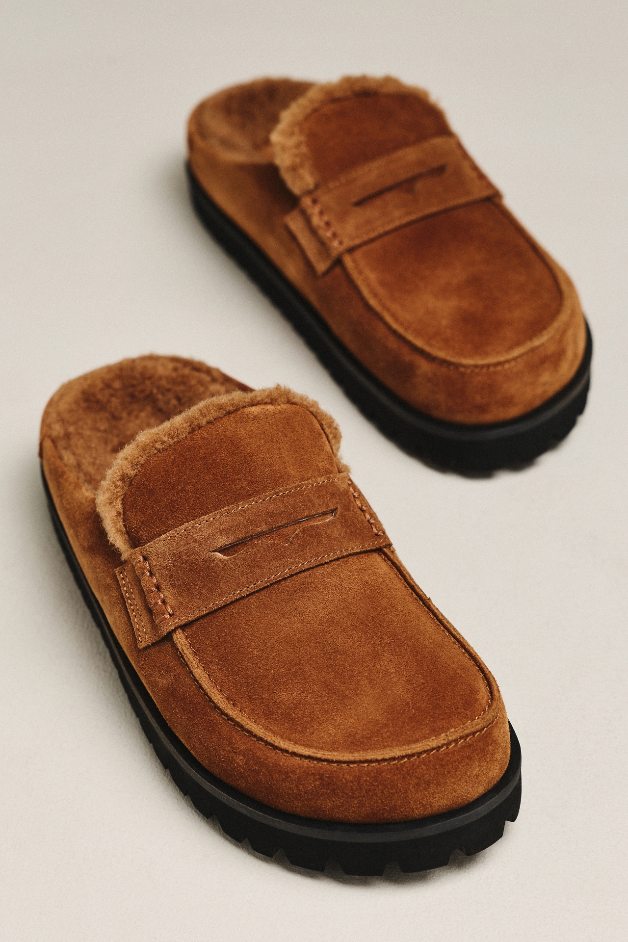 Bibi Lou Platform Loafer Mules