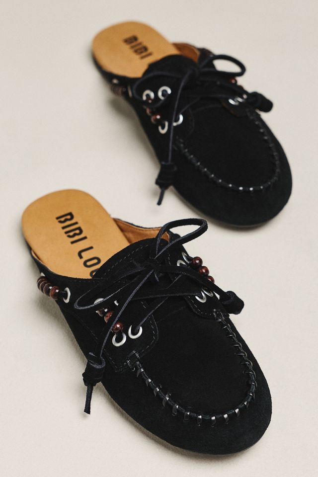 Bibi Lou Beaded Moccasin Mules #1