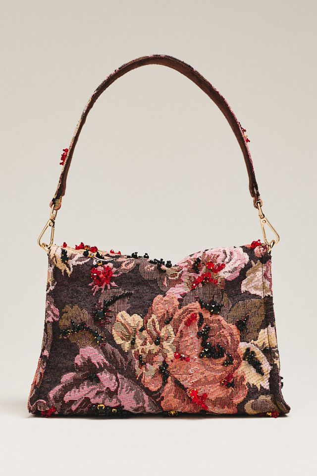 Maeve Floral Beaded Shoulder Bag #1
