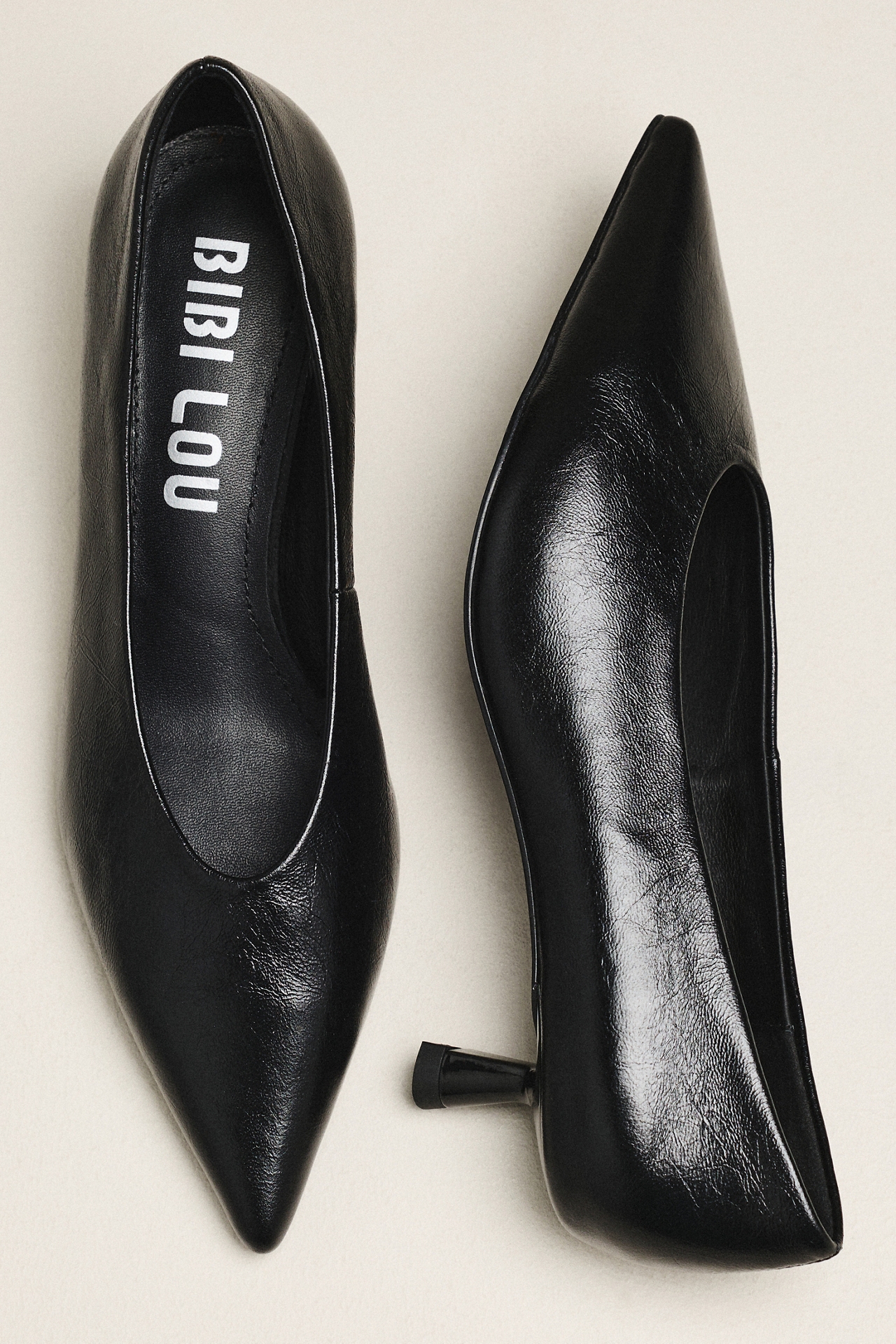 Bibi Lou Pointed-Toe Kitten Heels