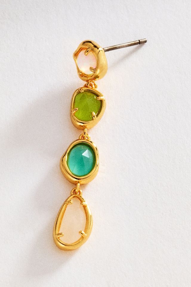 Organic Stone Drop Earrings #1