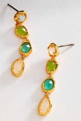 Organic Stone Drop Earrings