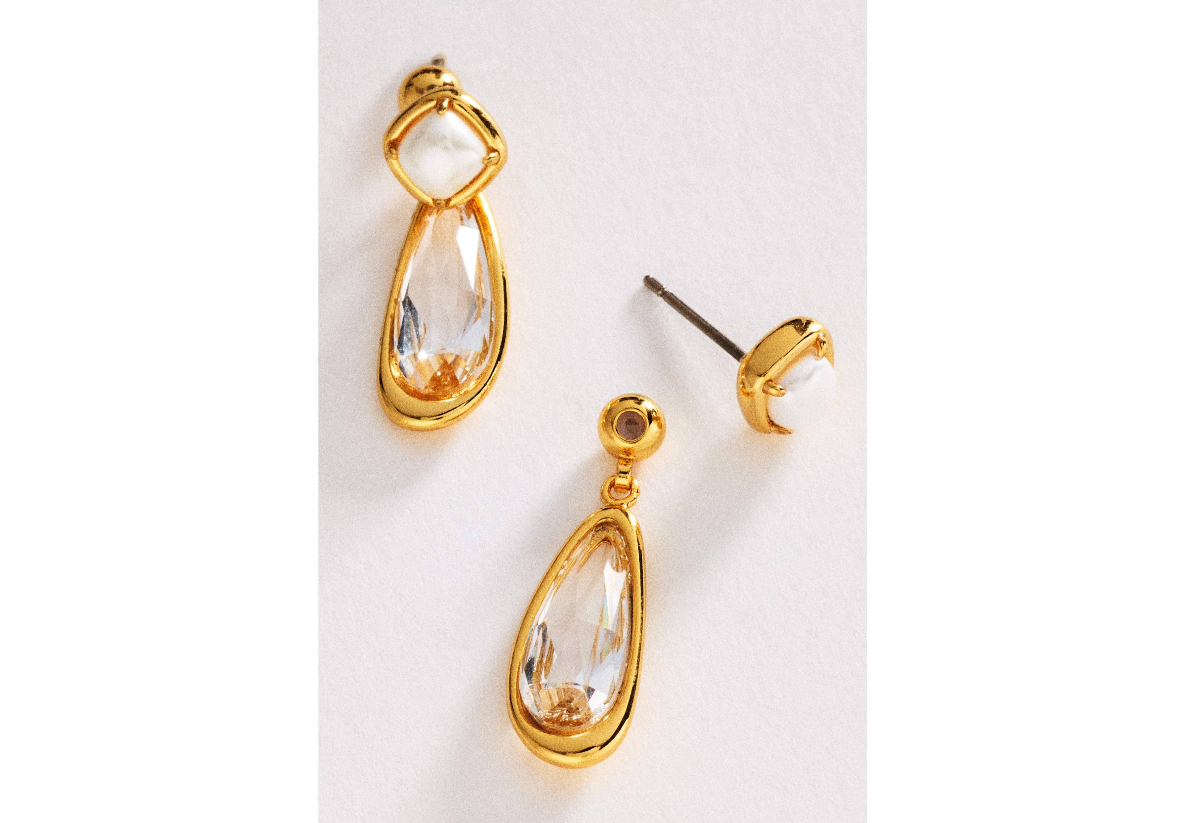 Semi-Precious Stone Drop Earrings