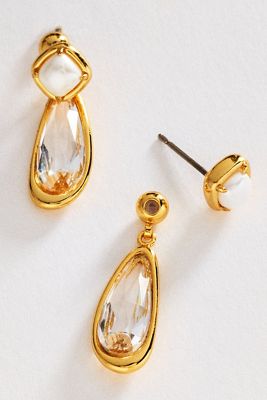 Semi-Precious Stone Drop Earrings