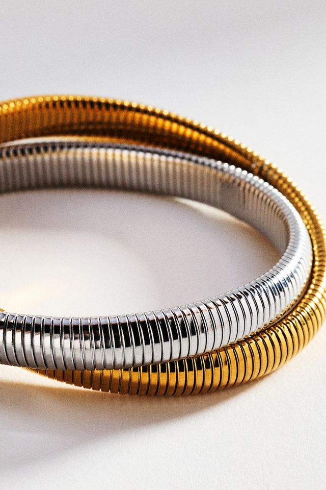 Strukturiertes Metallarmband #1