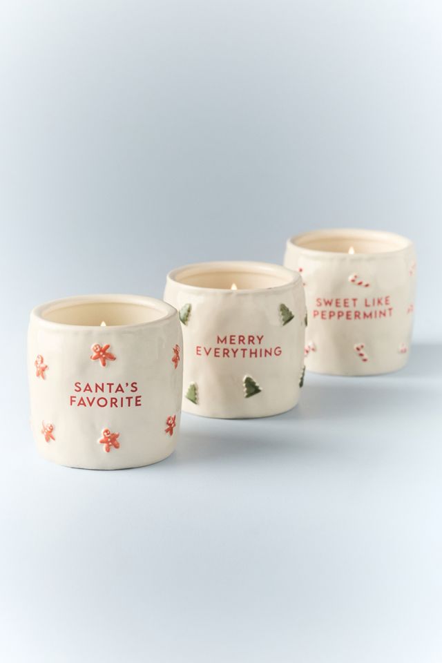 Paddywax Sweet Like Peppermint Gourmand Pink Peppermint Ceramic Candle #1