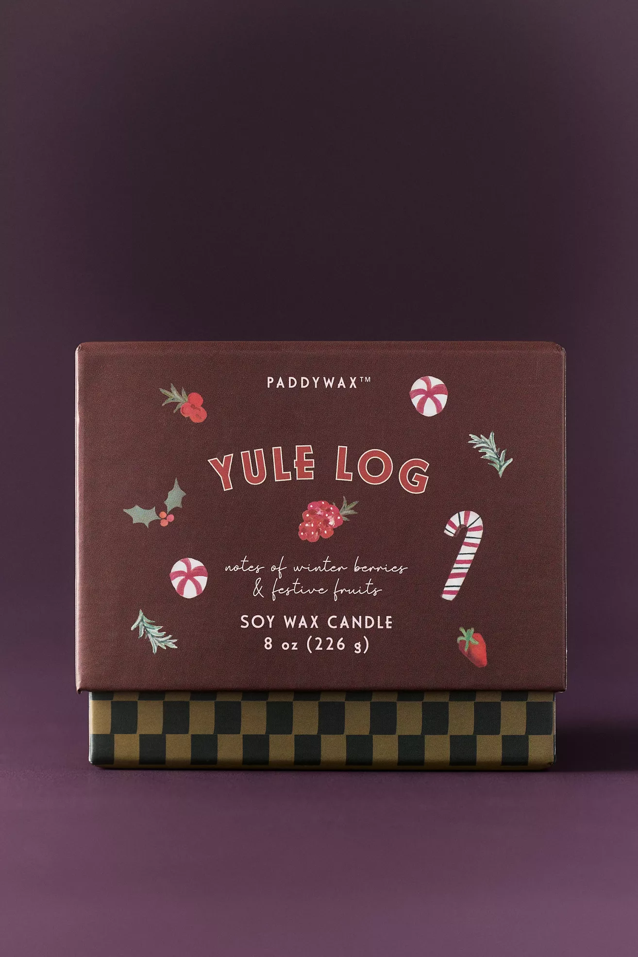 Paddywax Bistro Yule Log Icon Ceramic Candle - thumbnail 2