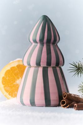 Paddywax Gourmand Cinnamon & Clove Figural Tree Ceramic Candle