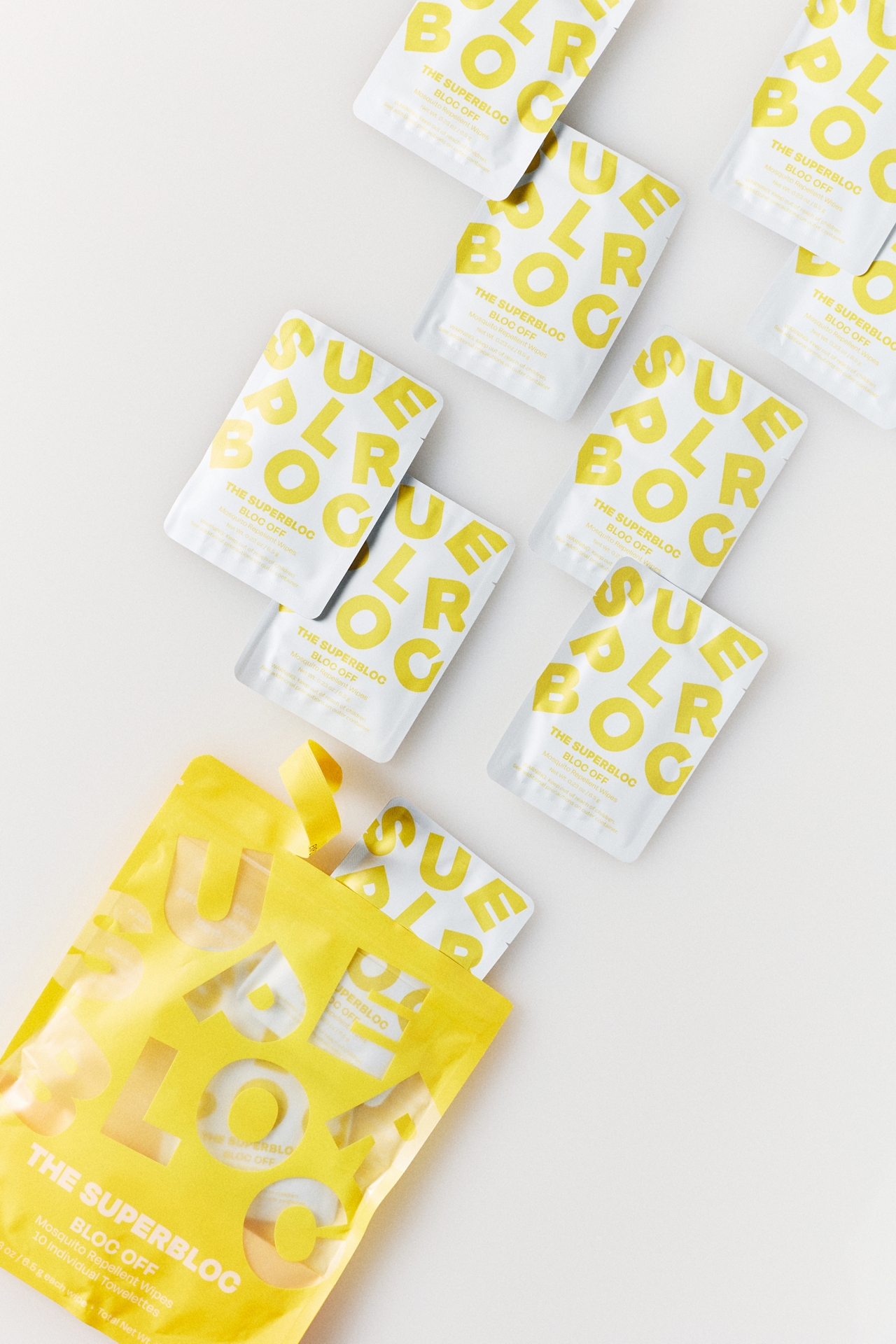 The Superbloc Bloc Off Wipes