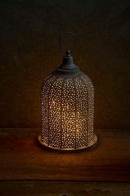 Punched Galvanized Iron Lantern