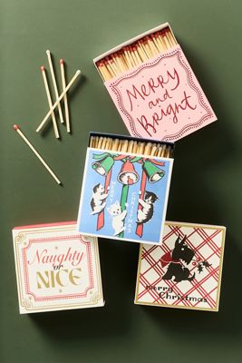Archivist Square Holiday Matchbox