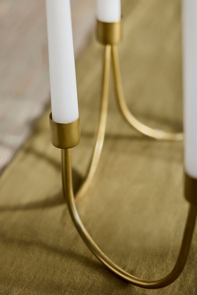 Brass Arch Candelabra #1