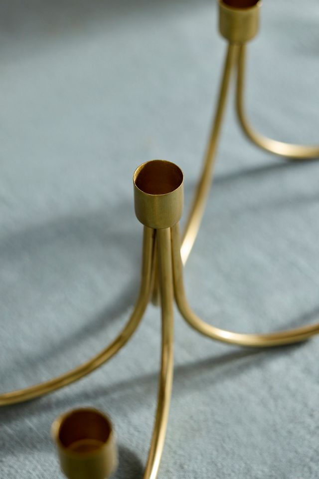 Brass Arch Candelabra #3