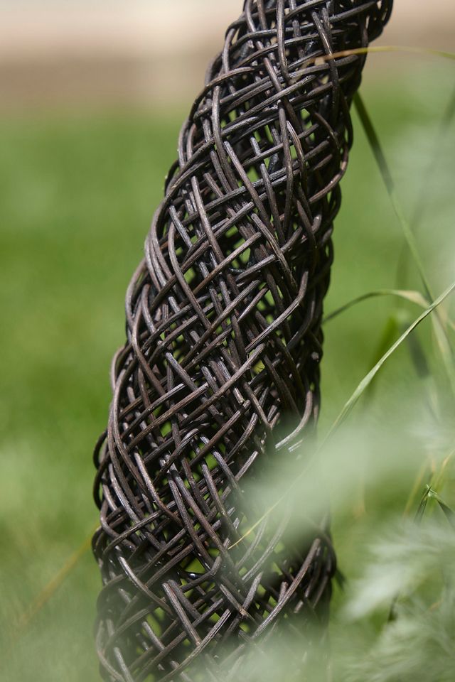Giant Woven Rattan Snake Garden Stake Set #2