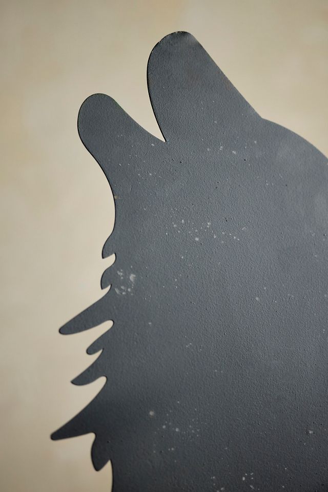 Howling Wolf Yard Stake #2