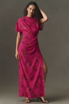 Muma World Zaira Magenta Bloom Dress