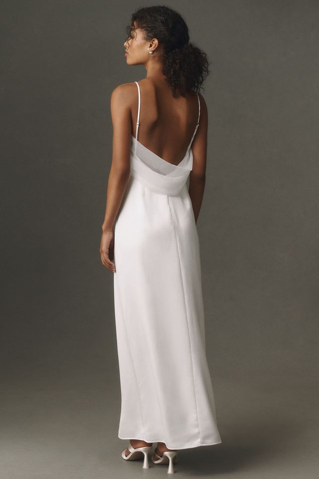 BHLDN Open-Back Slip Dress #1