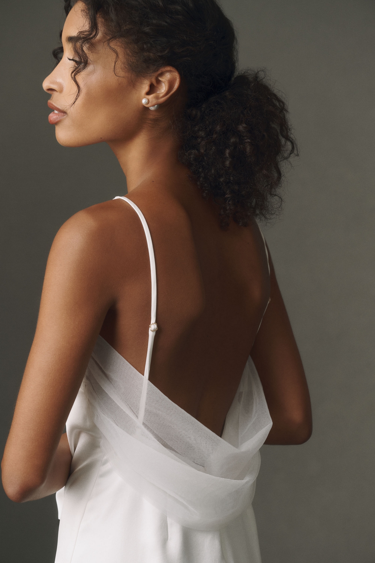 BHLDN Open-Back Slip Dress