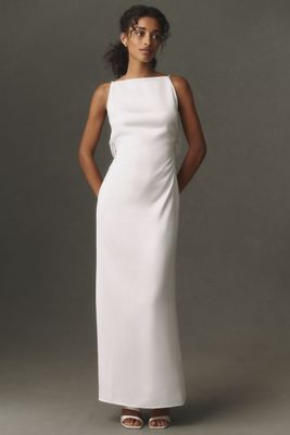 BHLDN Open-Back Slip Dress