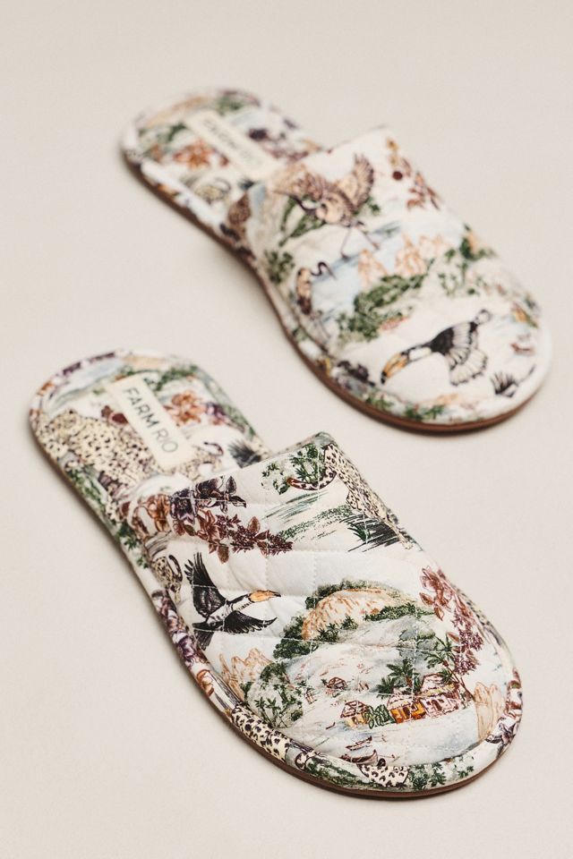 Farm Rio Printed Hotel Slipper #1