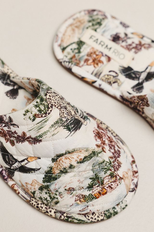 Farm Rio Printed Hotel Slipper #2