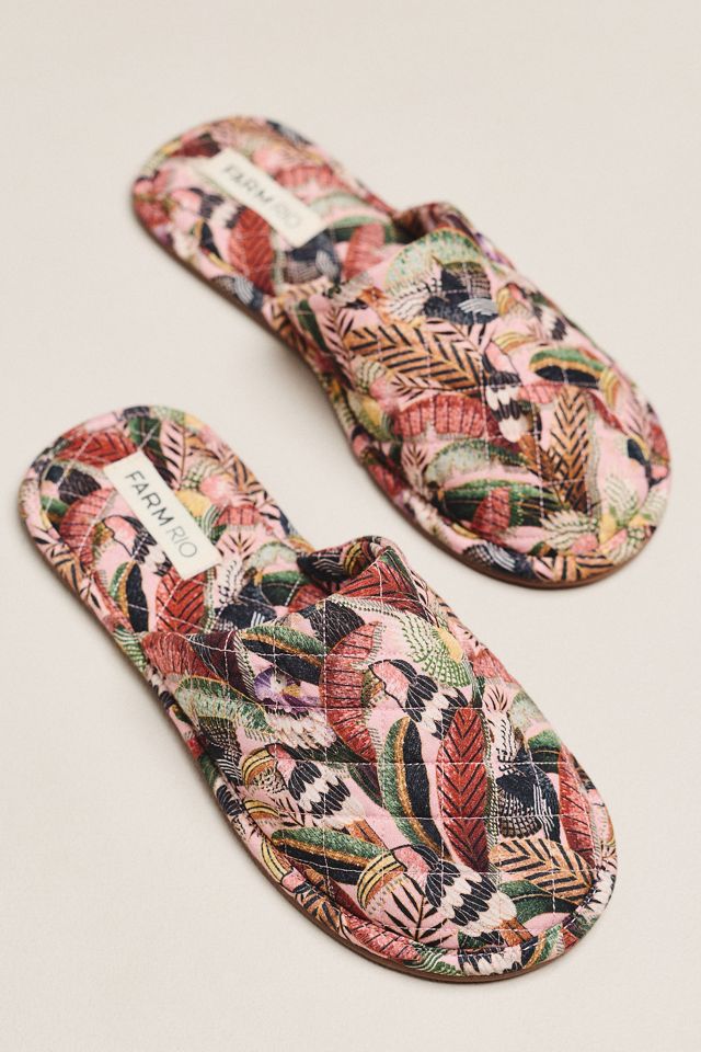 Farm Rio Printed Hotel Slippers #1