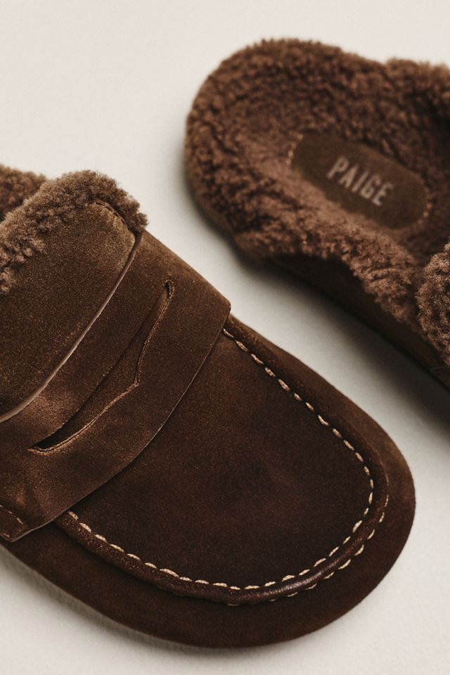 PAIGE Wynn Shearling Slip-On Loafers #2