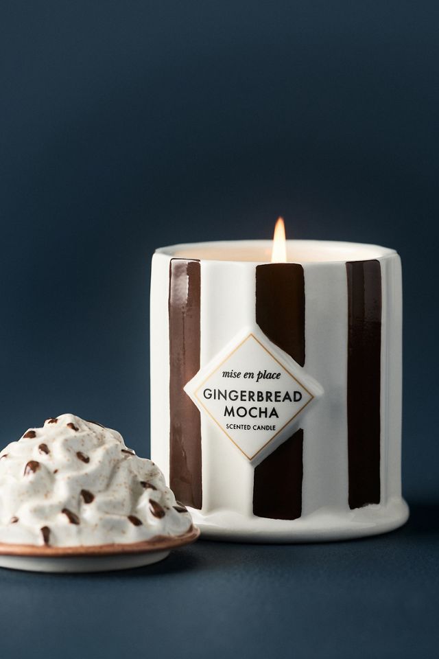 mise en place Gourmand Gingerbread Mocha Ceramic Candle #3