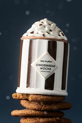 mise en place Gourmand Gingerbread Mocha Ceramic Candle