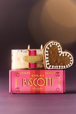 Patisserie Gourmand Biscotti Boxed Glass Candle