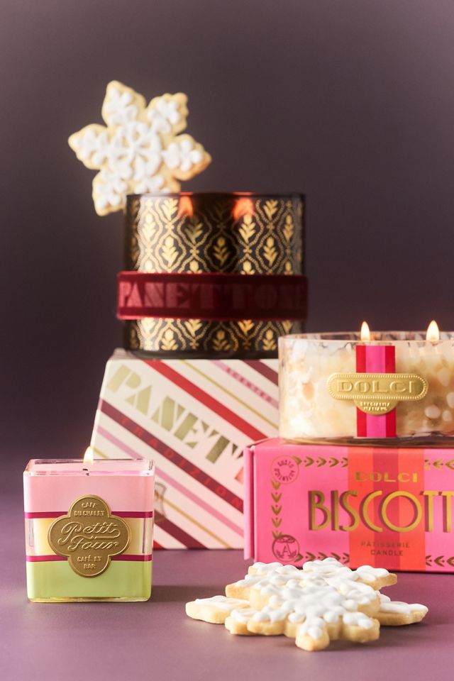 Candela in Vetro in Scatola Patisserie Gourmand Petite Four #1
