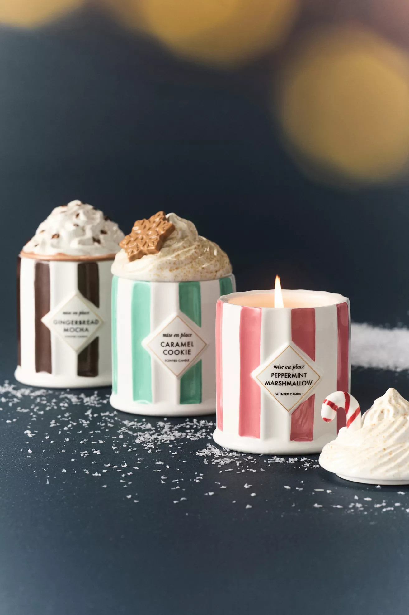 mise en place Gourmand Caramel Cookie Ceramic Candle - thumbnail 4