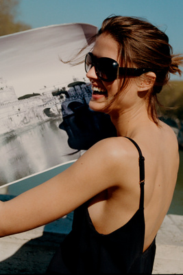 NWT Anthropologie I-Sea  Tailor Oversized Sunglasses I-SEA Tailor Oversized Sunglasses | Anthropologie main image 4