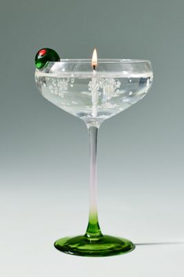 Cocktailglas Gelee-Wachs Kerze