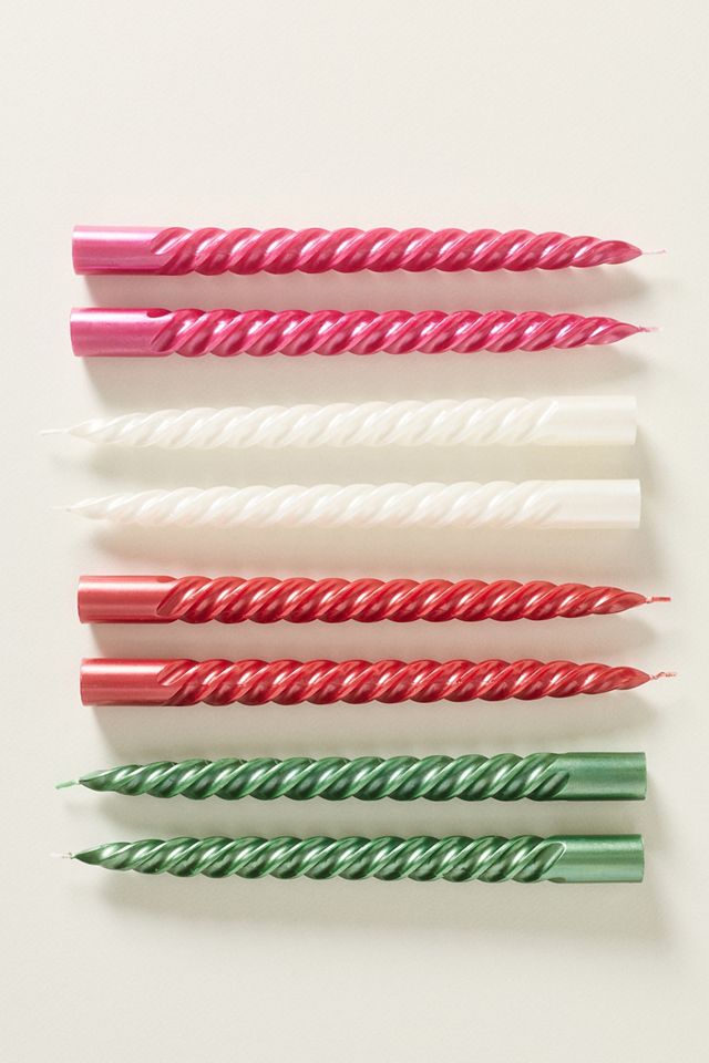 Twisted Pearlized Tapers, Set of 2 #1