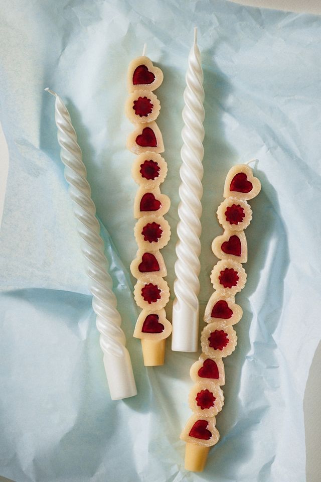 Twisted Pearlized Tapers, Set of 2 #1