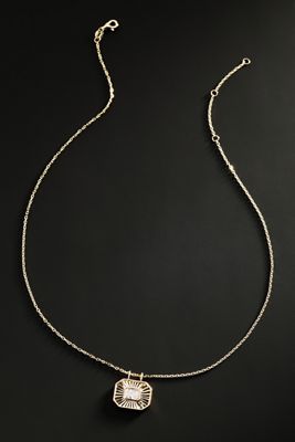 Orianne Radiant Cut Fluted Lab Diamond Pendant Necklace